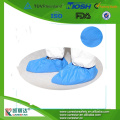 weight 1-2g with standard size 15*41cm blue and green PE shoe cover